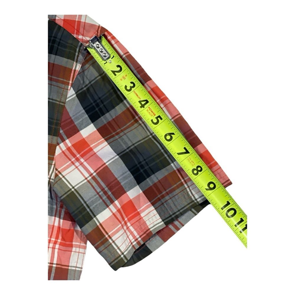 MENS OUTDOOR RESEARCH LARGE PLAID SEAPINE CAMP TRAIL HIKE BUTTON UP SHIRT - Picture 4 of 7